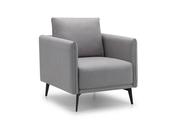 Ohio Fabric Armchair - Platinum Wool Effect image