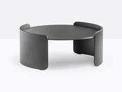 Parenthesis Round Coffee Table - Black image