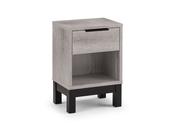 Verona 1 Drawer Bedside Table - Grey Oak image