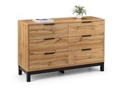 Verona 6 Drawer Wide Chest - Oak image