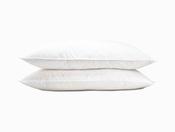 White Goose Feather and Down Pillows Pair image