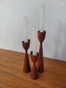 Danish Teak Candlesticks image