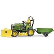 Bruder bworld John Deere Lawn Tractor With Trailer image