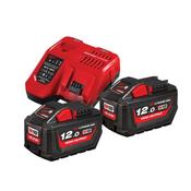 MILWAUKEE M18HNRG-122 M18 12.0AH HIGH OUTPUT BATTERY &amp; FAST CHARGER PACK image