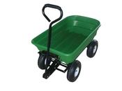 Radius PVC Garden Dump Cart 65L Green