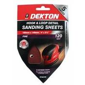 Dekton 140mm Detail Sandpaper 120G DEKT80768