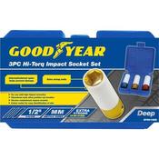 Goodyear 3Pce Hi Torq Impact Socket Set 1/2in image