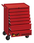Tengtools 27″ Classic roller cabinet 7 drawers red TCW707K