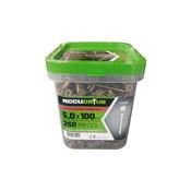 Tub 5x100 Accudrive Screws (tub Qty 250) TUBS5100