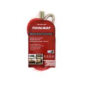 Toolway 5m x 25mm Ratchet Tie Down Strap Red image