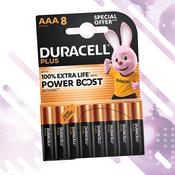 DURACELL AAA PLUS POWER 8 PACK XMS26DURAAA image