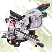 METABO 216MM LASER CUT SLIDING MITRE SAW XMS26MITRE image