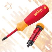 WIHA 6 Piece Slimfix VDE Screwdriver Set XMS26PKTMAX image