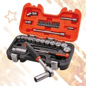 BACHO 1/4″ &amp; 3/8″ DRIVE SOCKET SET XMS26S330 image