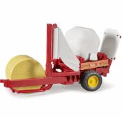 Bruder Bale Wrapper w/2 Bales 2122