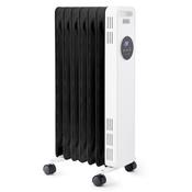Black + Decker BXRA43011GB 1.5Kw Oil Filled Radiator 24Hr Digital Timer White