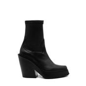 VIC MATIE Tetrix Black Stretchy Ankle Boot image