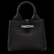 Longchamp Le Roseau XS Handbag Black - Leather