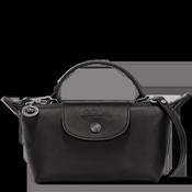 Le Pliage Xtra XS Pouch- Black - Leather