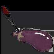 LONGCHAMP Longcharm Eggplant clutch - Leather image