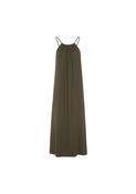 Henriette NO WASTE STRAP DRESS LONG - Forest