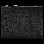 Longchamp Le Foulonné Compact wallet Black - Leather image