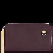 Longchamp Pocket Pouch Mocha - Leather