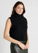 Odino Sleeveless Sweater - Black