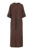 Henriette Hemp Dress - brown