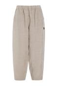 Henriette Hemp Barrel Trousers - Natural image