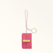 Furla Iride Mirror Charm Pink velvet