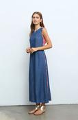 ALDO MARTINS LONG DENIM-EFFECT DRESS image
