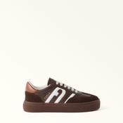 FURLA ALLEGRA LEATHER sneaker -CHOCOLATE bROWN image