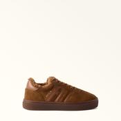 FURLA ALLEGRA Suede sneaker -COGNAC Teddy image