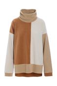 Henriette SWEATER PATCH - RUST/KIT/CAMEL