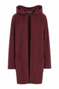 Henriette CARDIGAN  with hood - Bordeaux