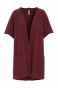 Henriette Long Vest - Bordeaux image