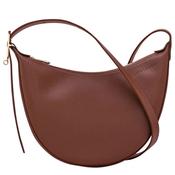 Longchamp Le Foulonné Crossbody bag Coffee - Leather image
