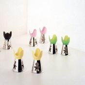 ALESSI Set of two Girotondo eggcups