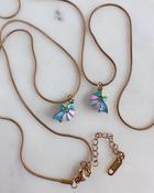 Colourful Shell chain necklace image