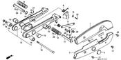 Swingarm Pivot Bolt - Honda C50/70/90 - All Models