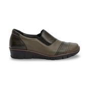 Softmode Olive Ladies Wedge Comfort Shoe