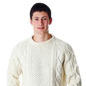 Men's Aran Crew Handknit image