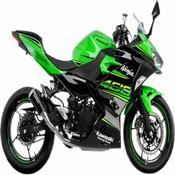 LeoVince Slip-On Muffler LV-10 Black Kawasaki Ninja 400 15218BU