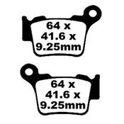 EBC Brake Pads carbon TT - FA368TT