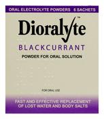 Dioralyte Blackcurrant Powder For Oral Solution 6 Sachets
