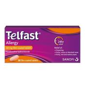 Telfast Allergy 30 Tablets image