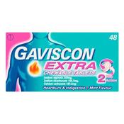 Gaviscon Extra Chewable Tablets 48pkm, image