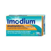 Imodium Instants Loperamide 2mg 12 Pack image