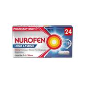 NUROFEN LONG LASTING 12 HR  24  HARD CAPSULES image